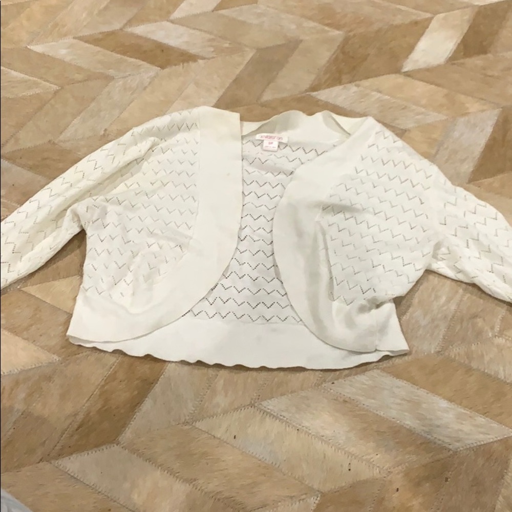 Small White Cardigan